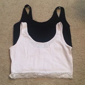 2 for 10 crop tops